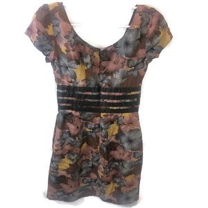 Burlapp floral dress